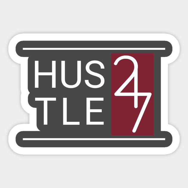 Hustle 24/7 Sticker by Creation247